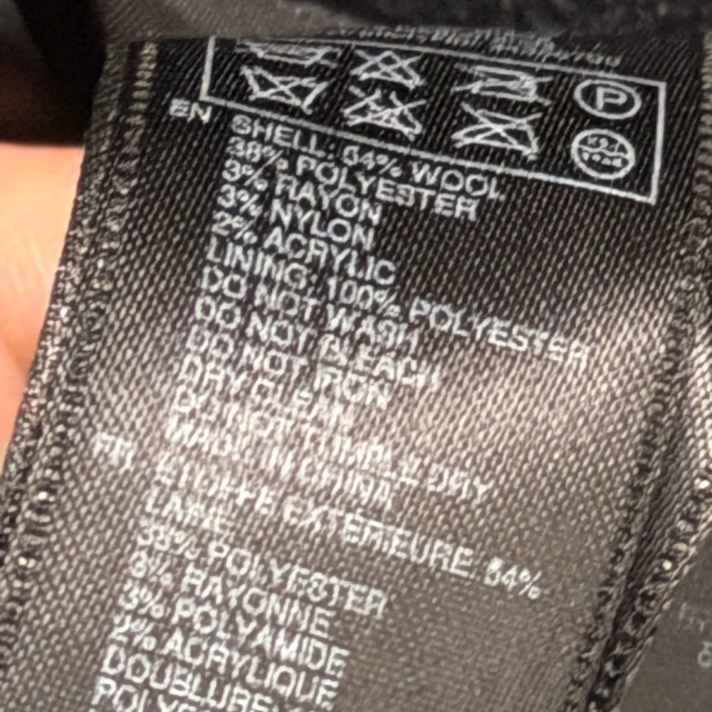 21men Men's Double-Breasted Pea Coat in Navy Blue